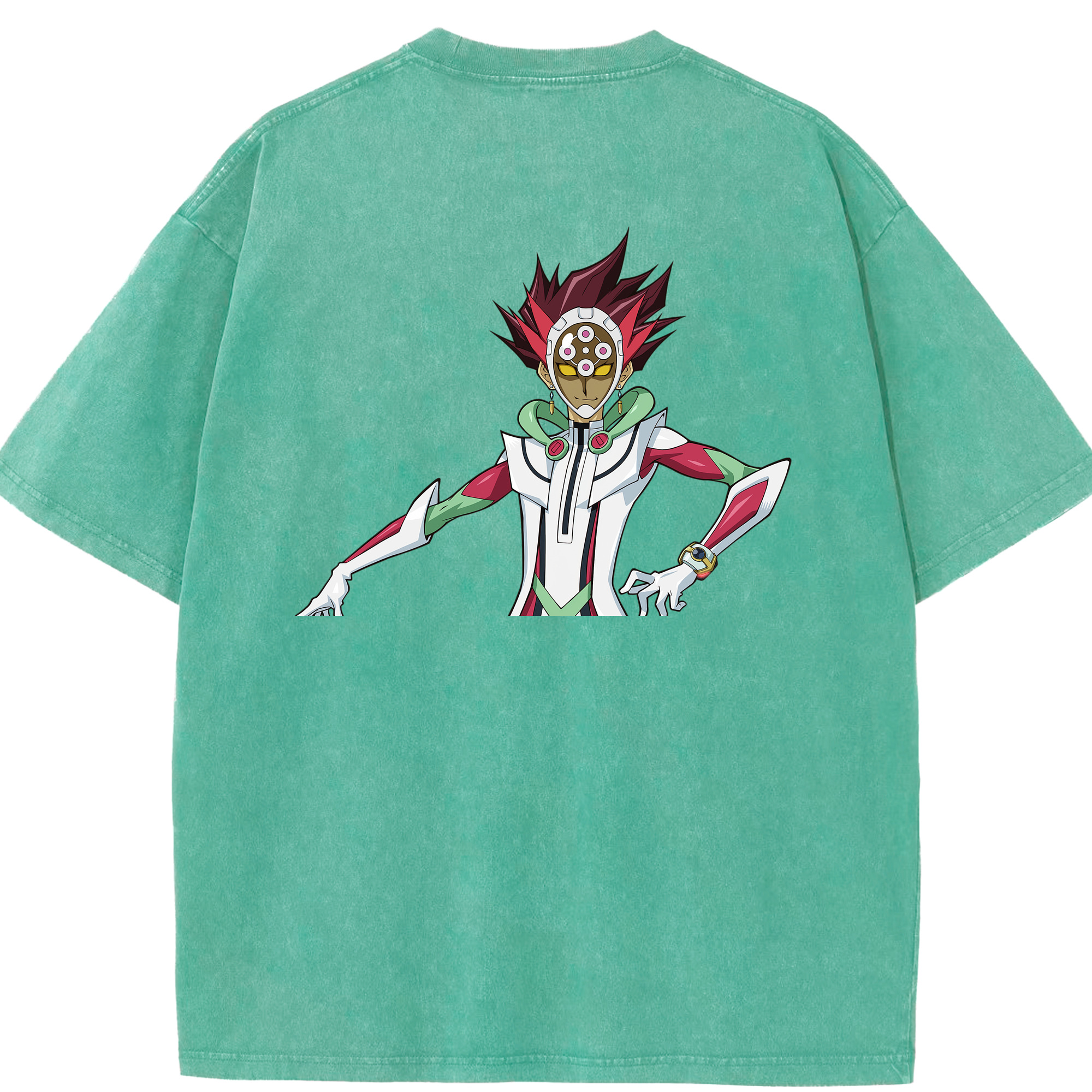 （画像用） 遊☆戯☆王 Yu-Gi-Oh! 綿100% ヴィンテージ風 半袖Tシャツ（背面プリント）